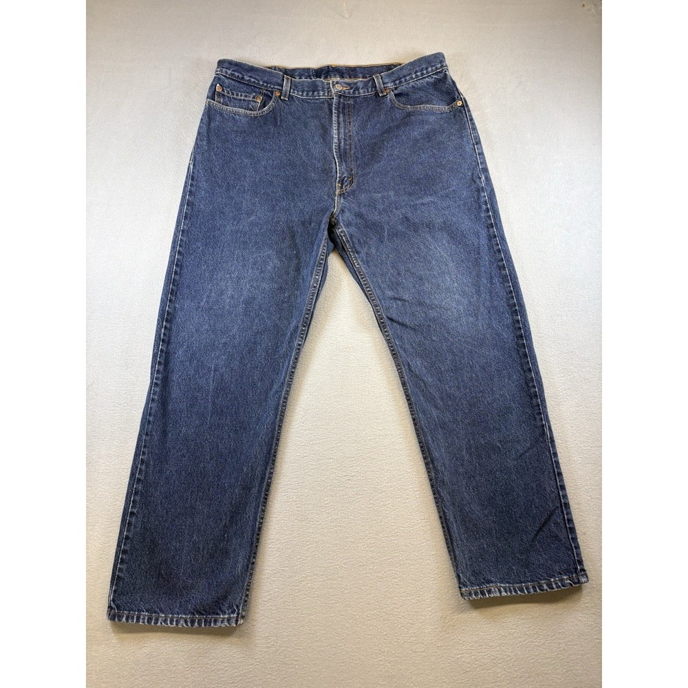 Levi's 505 Regular Fit Jeans‎ Men's 42x30 Blue Straight Leg Denim Classic